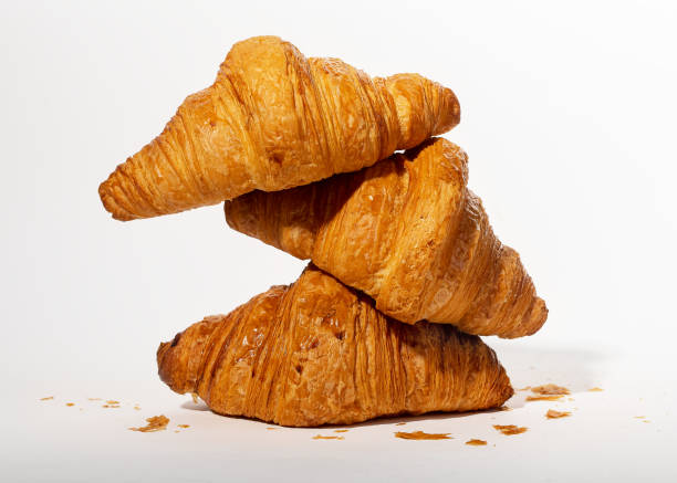 Golden buttery croissants freshly baked at Crescent Delights